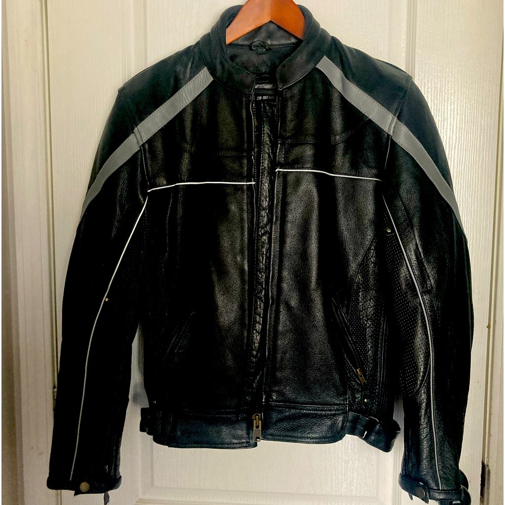 X Element Leather Motorcycle Jacket - image 1